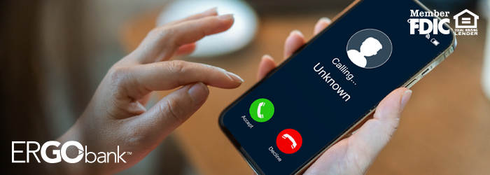 Phone ringing with an unknown caller ID